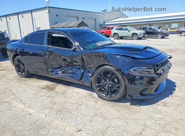 2C3CDXCT1JH188688 2018 DODGE CHARGER Black Առջևի աջ