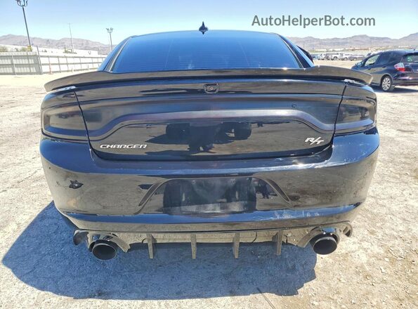 2C3CDXCT1JH188688 2018 DODGE CHARGER Black Հետևի տեսք