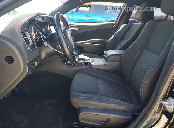 2C3CDXCT1JH188688 2018 DODGE CHARGER Black Սալոնի դիմացի տեսք