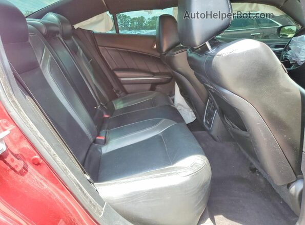2C3CDXCT1JH225268 2018 DODGE CHARGER Burgundy უკანა სავარძლების ხედი