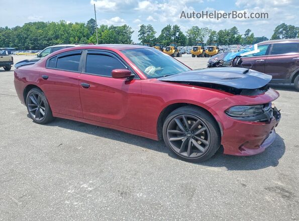 2C3CDXCT1JH225268 2018 DODGE CHARGER Burgundy წინა მარჯვენა