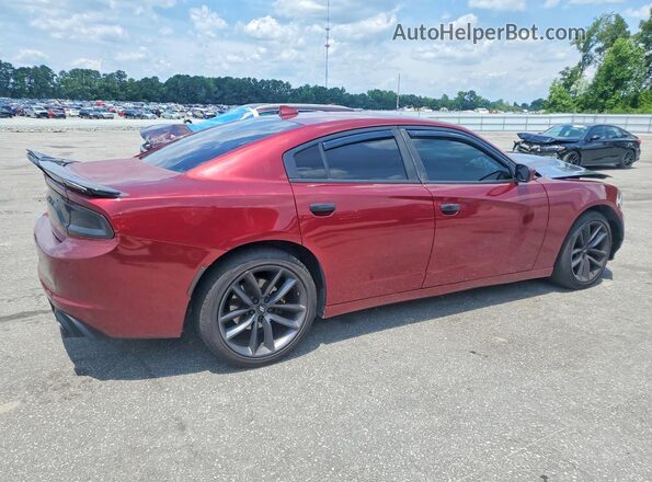 2C3CDXCT1JH225268 2018 DODGE CHARGER Burgundy უკანა მარჯვენა