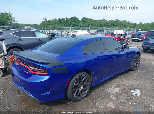 2C3CDXCT1KH730275 2019 DODGE CHARGER Синий Задняя правая четверть