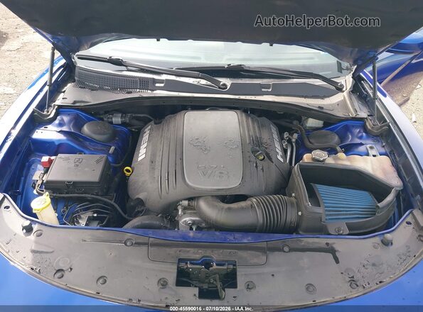 2C3CDXCT1KH730275 2019 DODGE CHARGER Синий Вид сзади