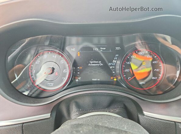 2C3CDXCT1MH553603 2021 DODGE CHARGER Gray Widok zestawu wskaźników