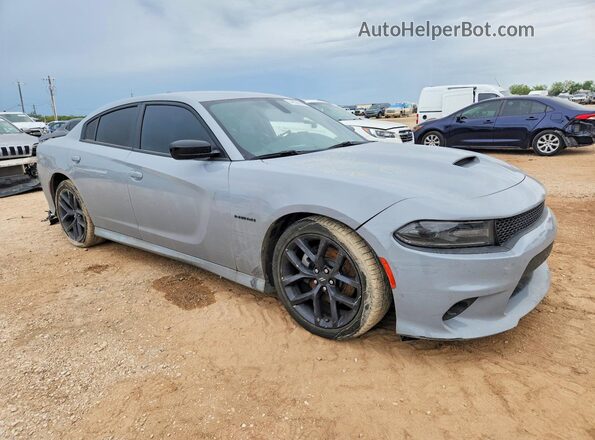 2C3CDXCT1MH553603 2021 DODGE CHARGER Gray Przód prawy