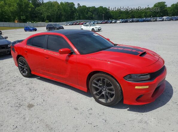 2C3CDXCT1MH594653 2021 DODGE CHARGER Red Առջևի աջ