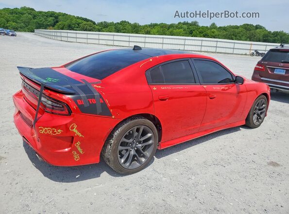 2C3CDXCT1MH594653 2021 DODGE CHARGER Red Հետևի աջ
