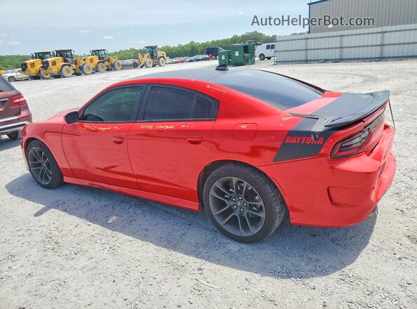 2C3CDXCT1MH594653 2021 DODGE CHARGER Red Հետևի ձախ