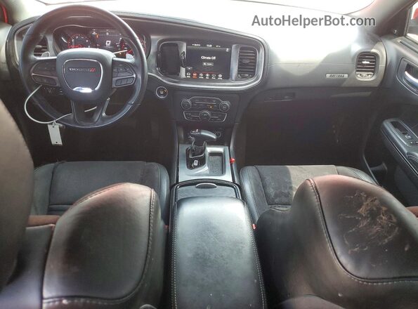 2C3CDXCT1MH594653 2021 DODGE CHARGER Red Առջևի վահանակի տեսք