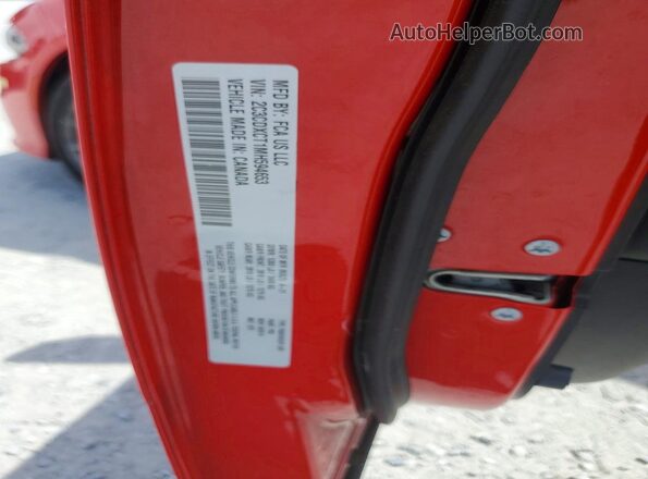 2C3CDXCT1MH594653 2021 DODGE CHARGER Red Շարժիչի բաժամունքի տեսք