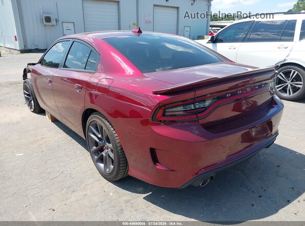 2C3CDXCT1PH645914 2023 DODGE CHARGER Burgundy Tył lewy