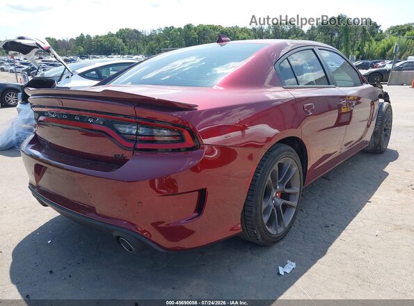 2C3CDXCT1PH645914 2023 DODGE CHARGER Burgundy Tył prawy