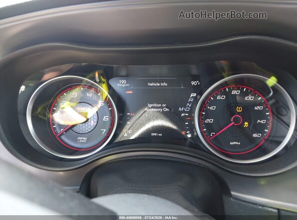 2C3CDXCT1PH645914 2023 DODGE CHARGER Burgundy Widok tylnych siedzeń