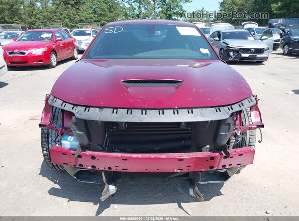 2C3CDXCT1PH645914 2023 DODGE CHARGER Burgundy Widok wnętrza z tyłu