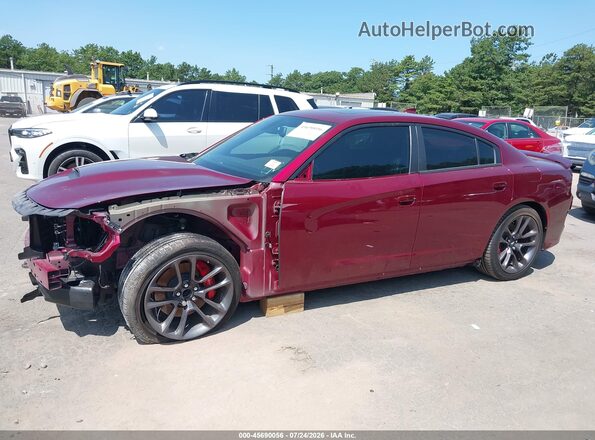 2C3CDXCT1PH645914 2023 DODGE CHARGER Burgundy 