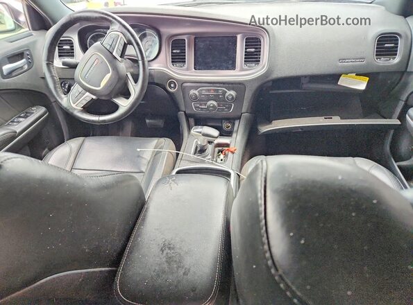 2C3CDXCT2HH515223 2017 DODGE CHARGER White Widok deski rozdzielczej