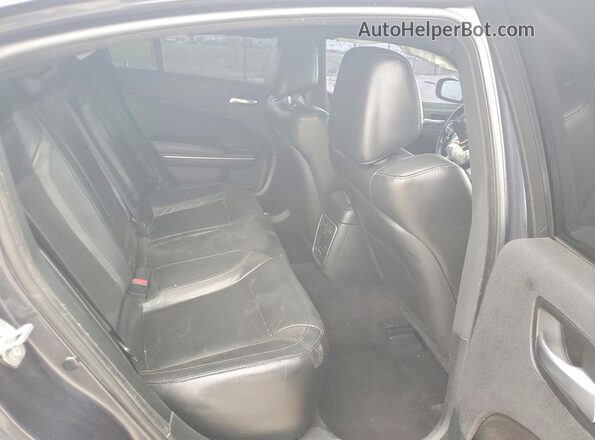 2C3CDXCT2JH233122 2018 DODGE CHARGER Charcoal უკანა სავარძლების ხედი