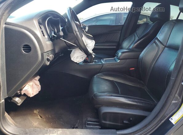 2C3CDXCT2JH233122 2018 DODGE CHARGER Charcoal წინა სალონის ხედი