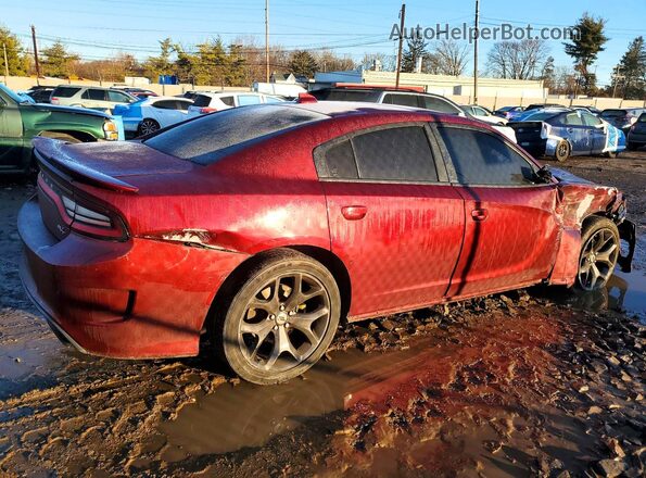 2C3CDXCT2KH575848 2019 DODGE CHARGER Maroon უკანა მარჯვენა