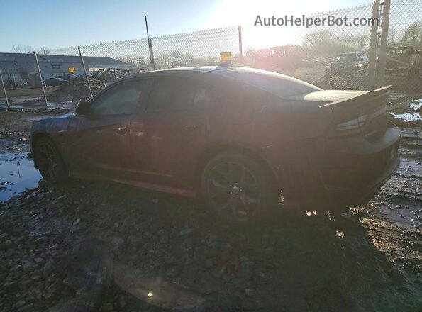 2C3CDXCT2KH575848 2019 DODGE CHARGER Maroon უკანა მარცხენა