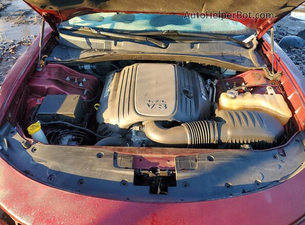 2C3CDXCT2KH575848 2019 DODGE CHARGER Maroon უკანა სალონის ხედი