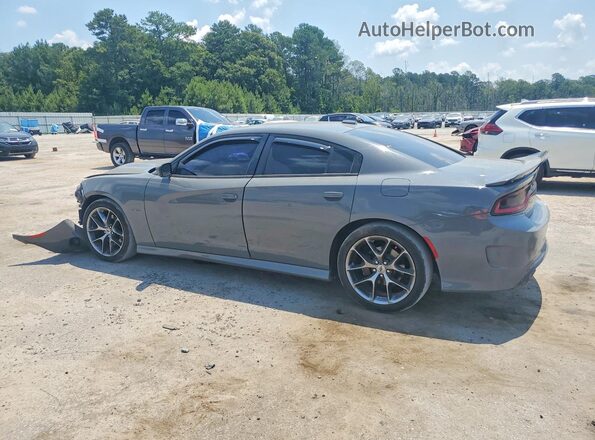 2C3CDXCT2KH607455 2019 DODGE CHARGER Gray Rear left