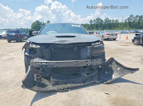 2C3CDXCT2KH607455 2019 DODGE CHARGER Gray Front view