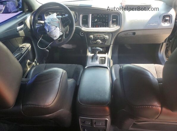 2C3CDXCT2KH607455 2019 DODGE CHARGER Gray Dashboard view