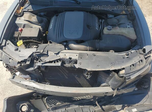 2C3CDXCT2KH607455 2019 DODGE CHARGER Gray Rear interior view