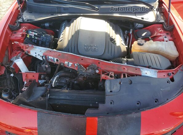 2C3CDXCT2NH187443 2022 DODGE CHARGER Red Widok wnętrza z tyłu