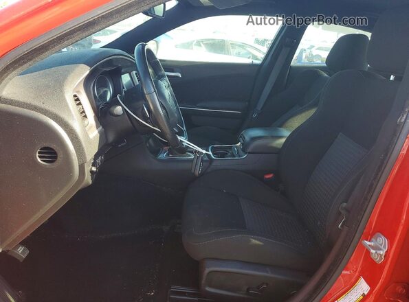 2C3CDXCT2NH187443 2022 DODGE CHARGER Red Widok wnętrza z przodu