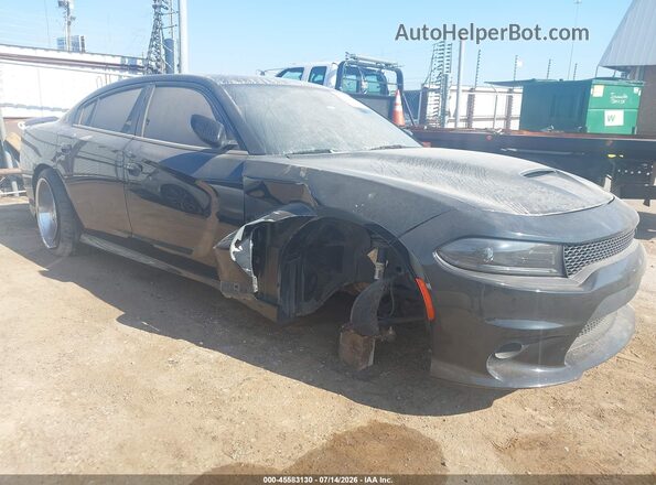 2C3CDXCT2NH202670 2022 DODGE CHARGER Black Front view