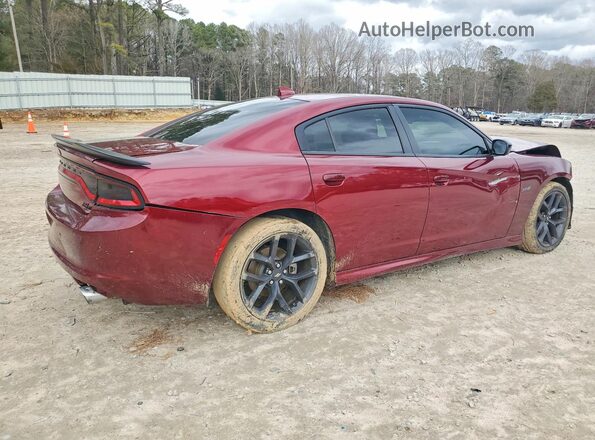 2C3CDXCT2PH581303 2023 DODGE CHARGER Burgundy უკანა მარჯვენა