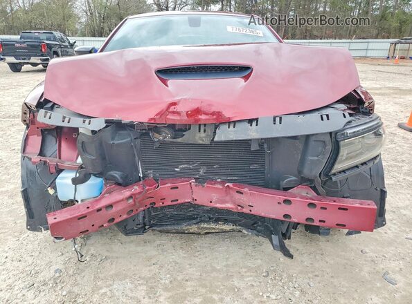 2C3CDXCT2PH581303 2023 DODGE CHARGER Burgundy წინა ხედი