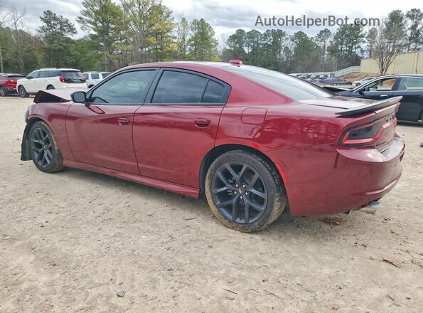 2C3CDXCT2PH581303 2023 DODGE CHARGER Burgundy უკანა მარცხენა