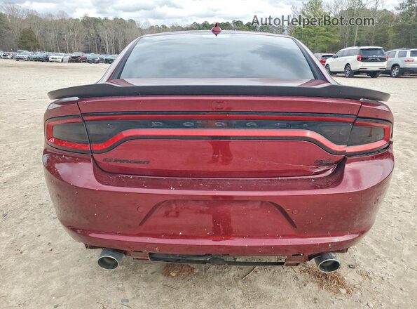 2C3CDXCT2PH581303 2023 DODGE CHARGER Burgundy უკანა ხედი