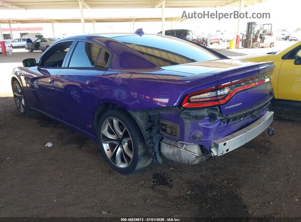 2C3CDXCT3GH180150 2016 DODGE CHARGER Blue Հետևի ձախ