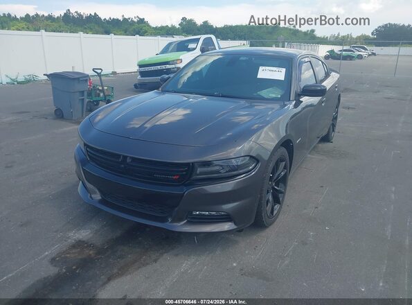 2C3CDXCT3GH266557 2016 DODGE CHARGER Серый Передняя левая четверть