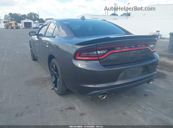 2C3CDXCT3GH266557 2016 DODGE CHARGER Серый Задняя левая четверть