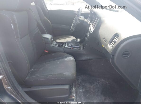 2C3CDXCT3GH266557 2016 DODGE CHARGER Серый Вид салона спереди