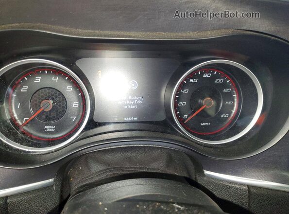 2C3CDXCT3JH117041 2018 DODGE CHARGER Red Instrument cluster view