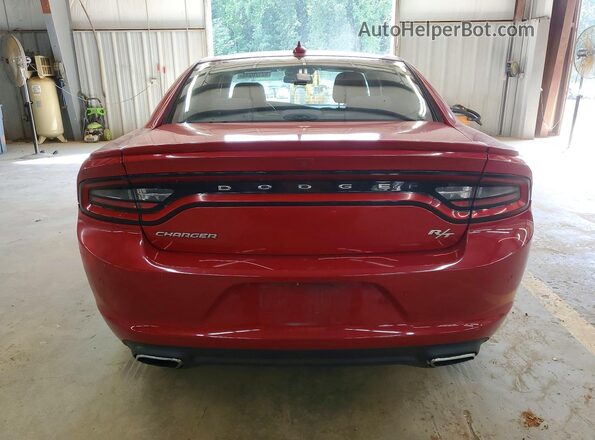 2C3CDXCT3JH117041 2018 DODGE CHARGER Red Rear view