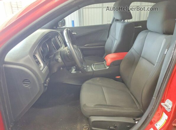 2C3CDXCT3JH117041 2018 DODGE CHARGER Red Front interior view