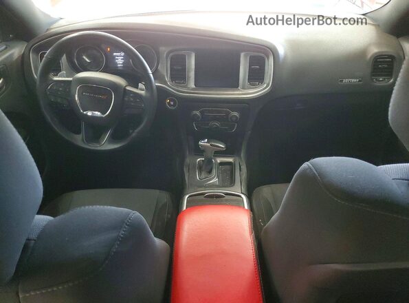 2C3CDXCT3JH117041 2018 DODGE CHARGER Red Dashboard view