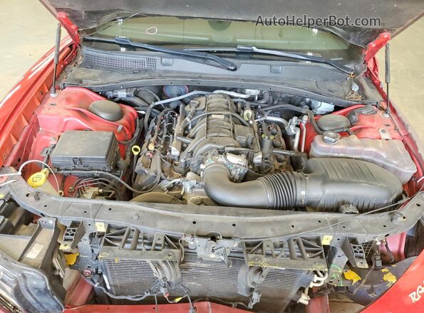 2C3CDXCT3JH117041 2018 DODGE CHARGER Red Rear interior view