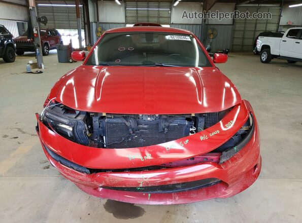 2C3CDXCT3JH117041 2018 DODGE CHARGER Red Front view
