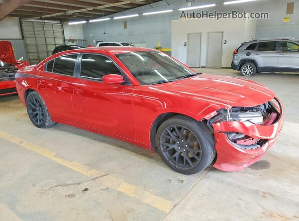 2C3CDXCT3JH117041 2018 DODGE CHARGER Red Front right