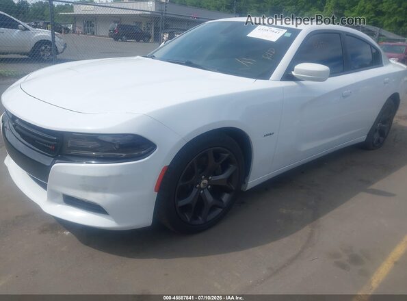 2C3CDXCT3JH248437 2018 DODGE CHARGER Белый Передняя левая четверть