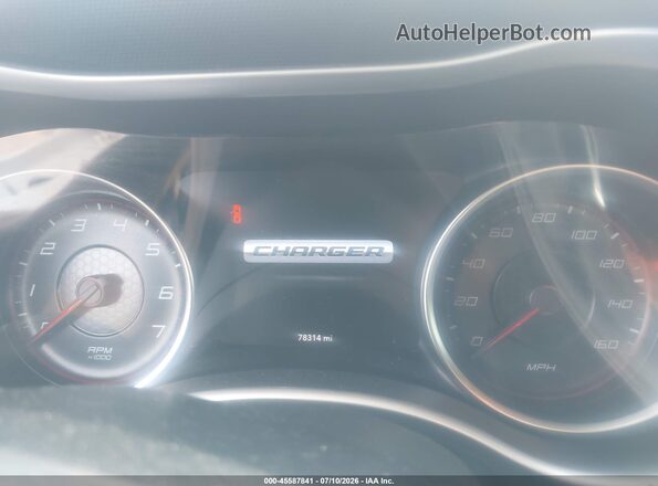 2C3CDXCT3JH248437 2018 DODGE CHARGER Белый Вид задних сидений